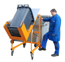 Wheelie bin mobile tipping station for waste containers 120 - 240 Liters MKS-F
