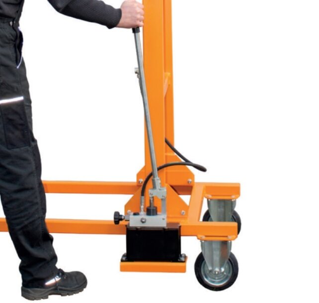 Wheelie bin mobile tipping station for waste containers 120 - 240 Liters MKS-H