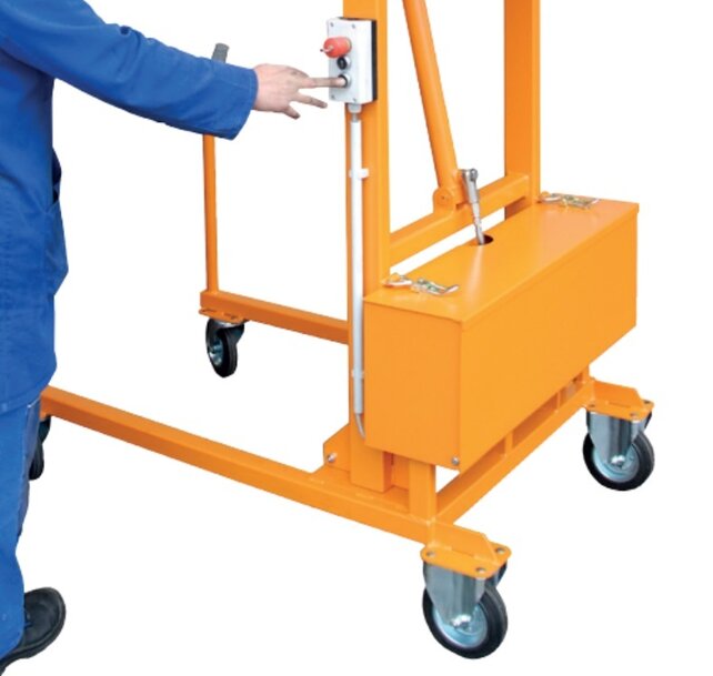 Basculeur de conteneur à déchets mobile pour poubelles 120 -240 Litres MKS-12V Basculeur de conteneur à déchets mobile pour poubelles 120 -240 Litres MKS-12V