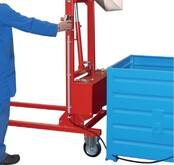 Wheelie bin mobile tipping station for waste containers 120 - 240 Liters MKS -230V Wheelie bin mobile tipping station for waste containers 120 - 240 Liters MKS -230V