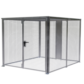 Security Cage for Storage Hot Dip Galvanized with top