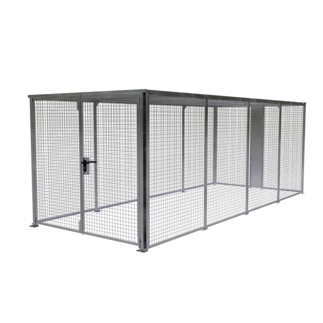 Security Cage for Storage Hot Dip Galvanized with top