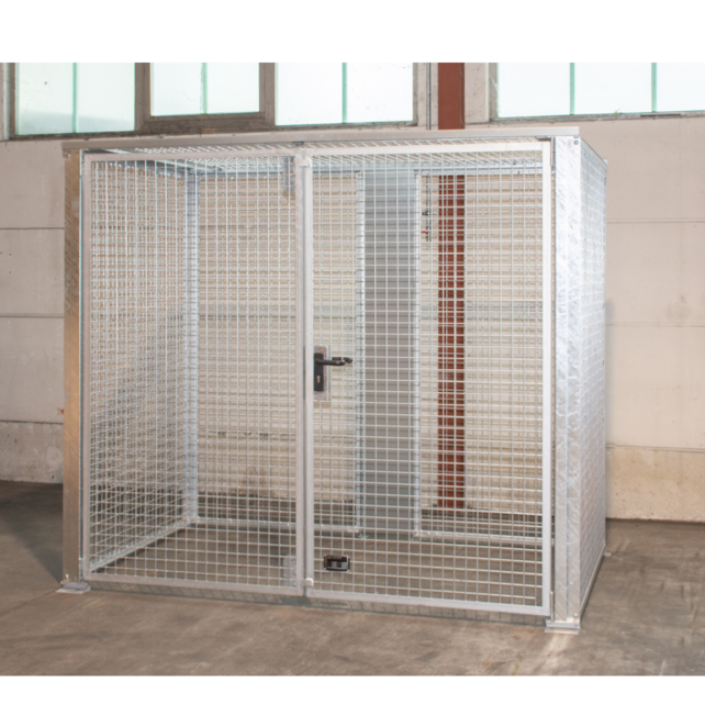 Security Cage for Storage Hot Dip Galvanized with top