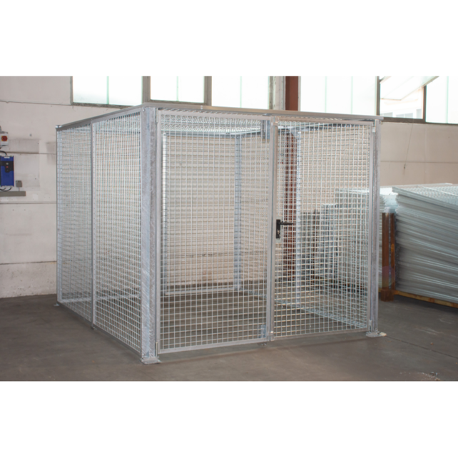 Security Cage for Storage Hot Dip Galvanized with top