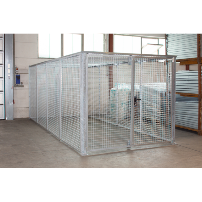 Security Cage for Storage Hot Dip Galvanized with top