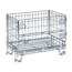 Salesbridges Wire basket stackable foldable Mesh container 860 x 580 x 680 mm galvanized