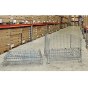 Draadmand stapelbaar inklapbaar Gaasmand container 860 x 580 x 680 mm verzinkt