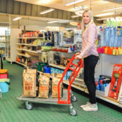 Materiaalwagen CC wagen magazijnwagen volumetrolley gaas platform nestbaar Materiaalwagen CC wagen magazijnwagen volumetrolley gaas platform nestbaar