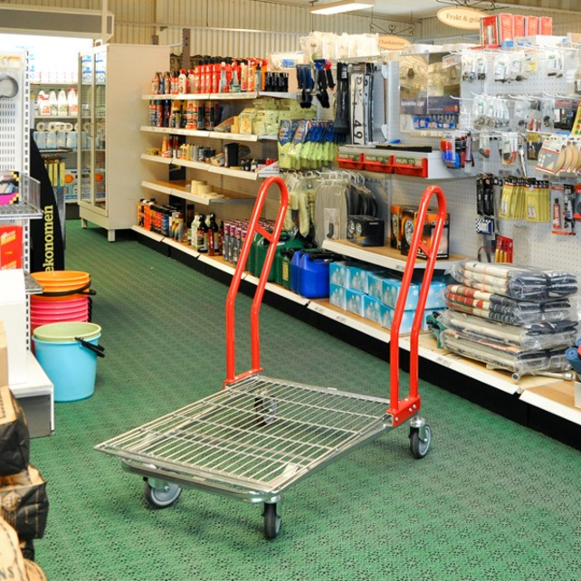 Material cart CC cart warehouse cart volume trolley mesh platform nestable