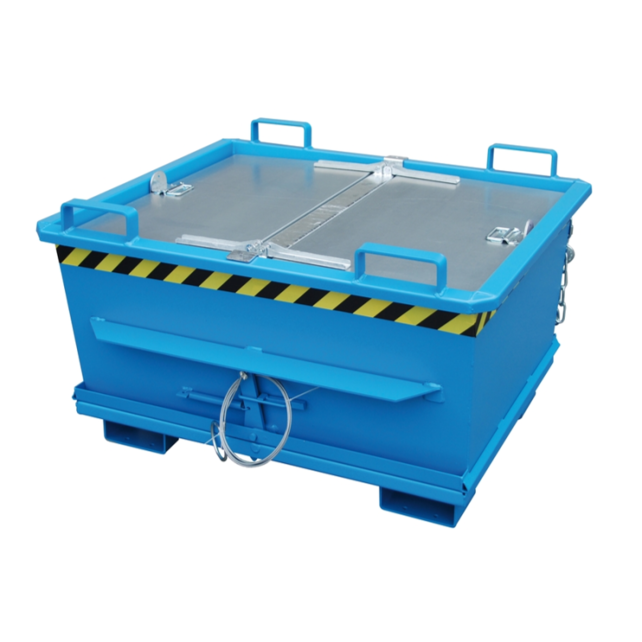 Bodemklepcontainer onderlosser 700 Liter voor heftruck of kraan Type BKB Bodemklepcontainer onderlosser 700 Liter voor heftruck of kraan Type BKB