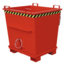 Bauer Bodemklepcontainer onderlosser 1000 Liter voor heftruck of kraan Type BKB