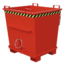 Salesbridges Bodemklepcontainer onderlosser 1000 Liter voor heftruk of kraan Type BKB