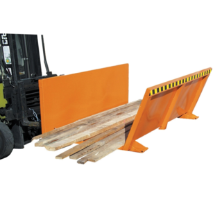 Conteneur basculant pour transport de materiaux en vrac pour chariot élévateur