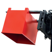 Benne en acier pour chariot à tête rotative 300L C-Model