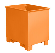 Benne en acier pour chariot à tête rotative 800L C-Model