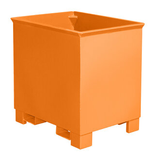 Benne en acier pour chariot à tête rotative 800L C-Model