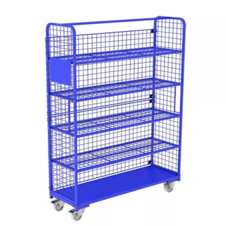 Kommissionierwagen (Rollcontainer) / Etagenwagen 125 × 42 × 190 cm – Lagerwagen