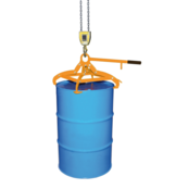 Vertical Barrel Lifter with Crane, 4-point Clamp for Plastic and Steel Drums