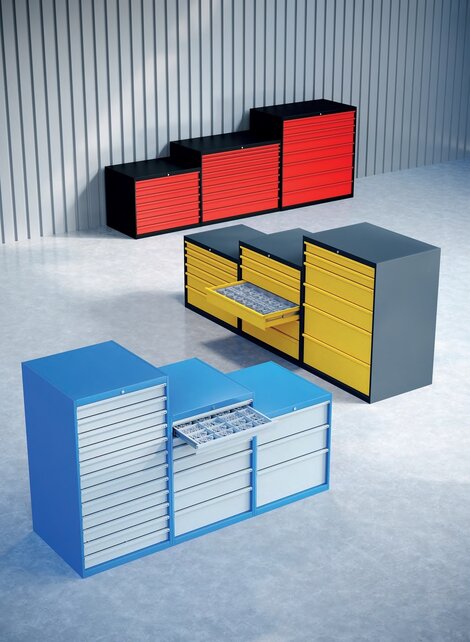 Heavy Duty Drawer Cabinets ATS model Height 800 mm load capacity 1000kg