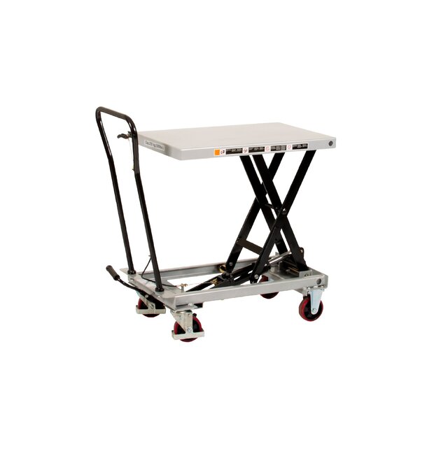 Lifting table mobile 500Kg  Scissor lift on wheels platform120x80cm Euro pallet size