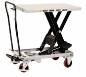 Lifting table mobile 500Kg  Scissor lift on wheels platform120x80cm Euro pallet size