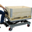 Salesbridges Table Élévatrice Mobile 500 kg – Chariot à Ciseaux sur Roues avec Plateau Palette Europe 120 x 80 cm