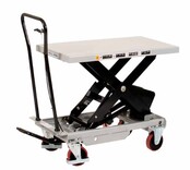 Lifting table mobile 1000Kg  Scissor lift on wheels platform size 1010x520 Lifting table mobile 1000Kg  Scissor lift on wheels platform size 1010x520