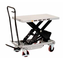 Mobile Scherenhubtischwagen 1000 kg – Hubtischwagen Plattform 1010 x 520 mm