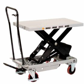 Mobile Scherenhubtischwagen 1000 kg – Hubtischwagen Plattform 1010 x 520 mm