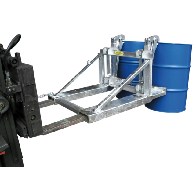 Lève-fût double - Pour 2 x 200 L pour fûts en acier Lève-fût double - Pour 2 x 200 L pour fûts en acier