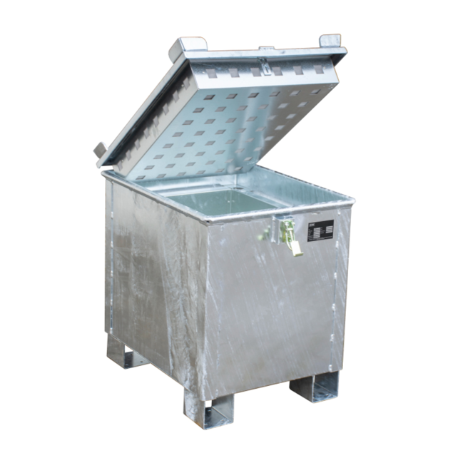 Lithium-Ion Opslag container voor nieuwe, gebruikte of beschadigde Li-Ion accu's Lithium-Ion Opslag container voor nieuwe, gebruikte of beschadigde Li-Ion accu's