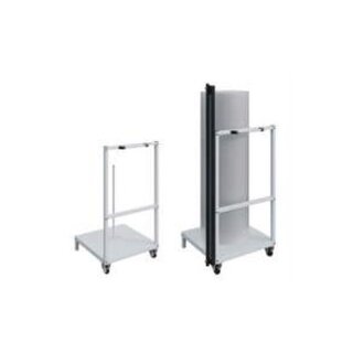 Distributeur de rouleaux vertical mobile avec barre de coupe
