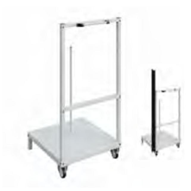 Mobile vertical roll dispenser