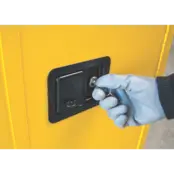 Armoires de sécurité classiques de 45 gallons Armoire inflammable - 165 x 109 x 45 cm - Jaune