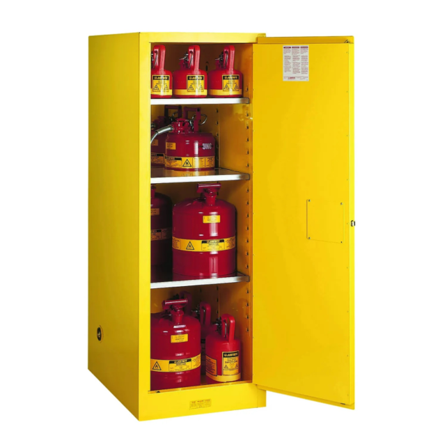 Veiligheidskasten brandvertragende Schrank 83 Liter - 165 x 59 x 46 cm - gelb