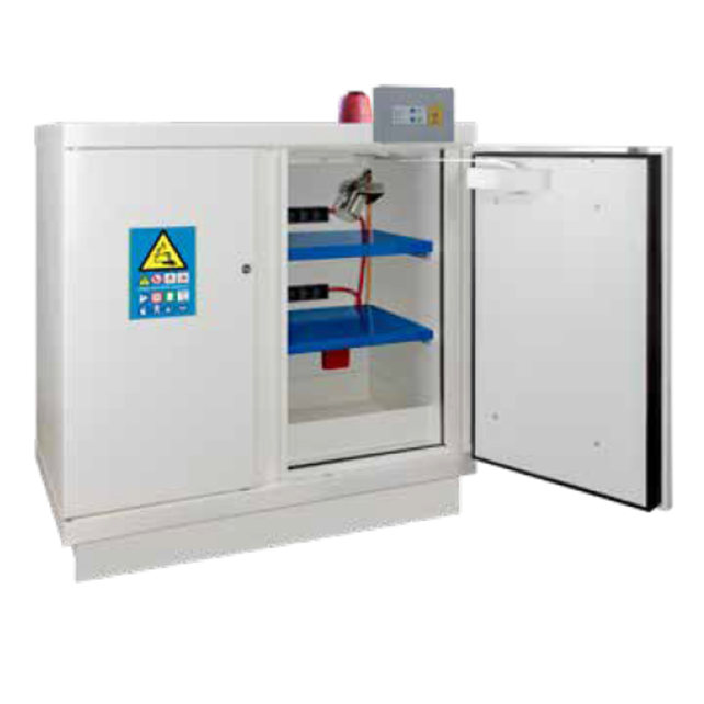 90 Minuten Brandwerende Veiligheidskast voor Lithiumbatterijen 1100 x 1137 x 670 mm