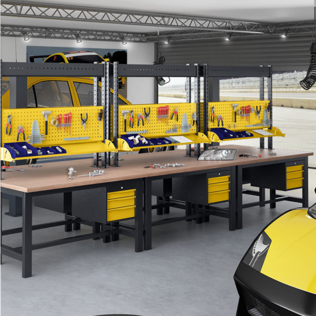 Large Workbench 2400mm Heavy duty Worktable Load 1500Kg