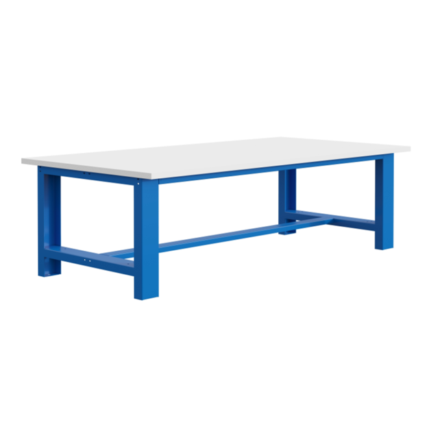Grand établi 2400 mm Table de travail robuste Charge 1500 kg Grand établi 2400 mm Table de travail robuste Charge 1500 kg