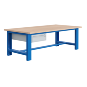 Grand établi 2400 mm Table de travail robuste Charge 1500 kg Grand établi 2400 mm Table de travail robuste Charge 1500 kg