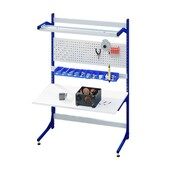 Productielijn werkstation transportband Arbeitstisch 150 kg mit werkblad