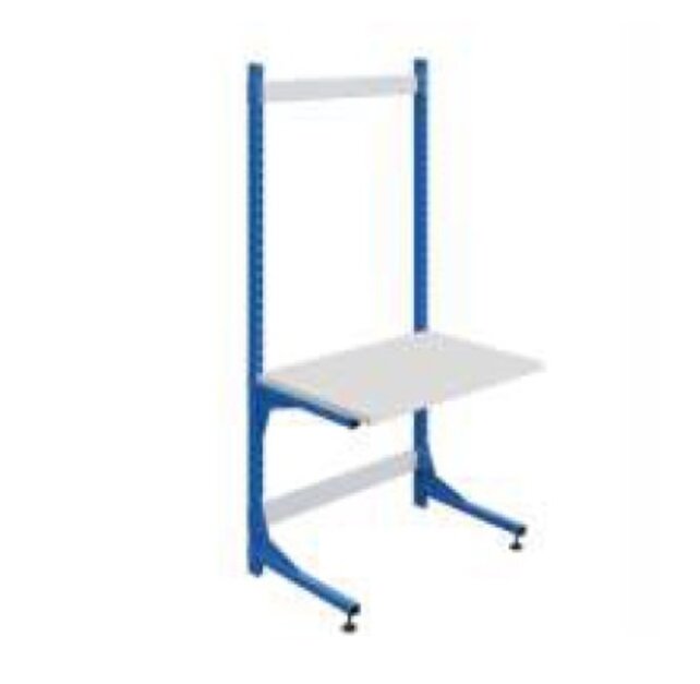 Productielijn werkstation transportband Arbeitstisch 150 kg mit werkblad