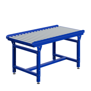 Transportband zwaartekracht rollentafel, mechanische hoogteverstelling 150Kg