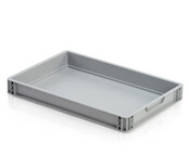 Eurobox  60x40x7.5 cm closed handle crate Container Closed Handle