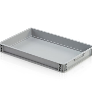 Plastic Kratten 60x40X7.5 cm Stapelbak Eurobox  Dicht Handvat