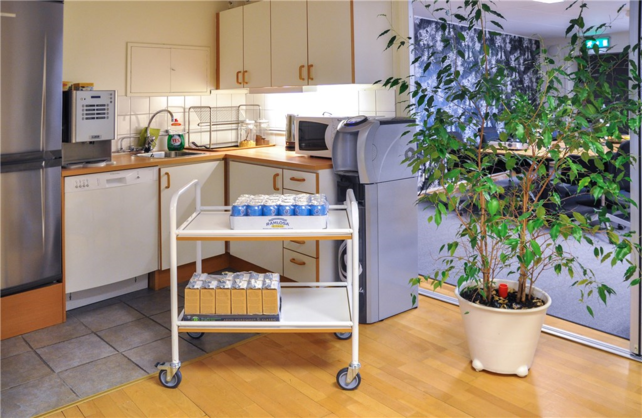 Serveertrolley mit 2 legboard 765 x 520 x 895