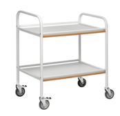 Serveertrolley met 2 legboard 	765 x 520 x 895