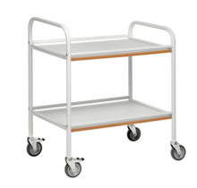 Chariot de service avec 2 étageres 765 x 520 x 895