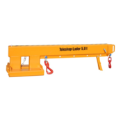 Chargeur téléscopique extensible pour chariot élévateur charge 5T 2160x500x520mm