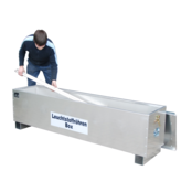 Container for collection and transport of used fluorescent strips TYPE AL