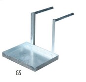 Horizontale Vatenrek 2x200L vatenplank 1320x785x805mm Gegalvaniseerd